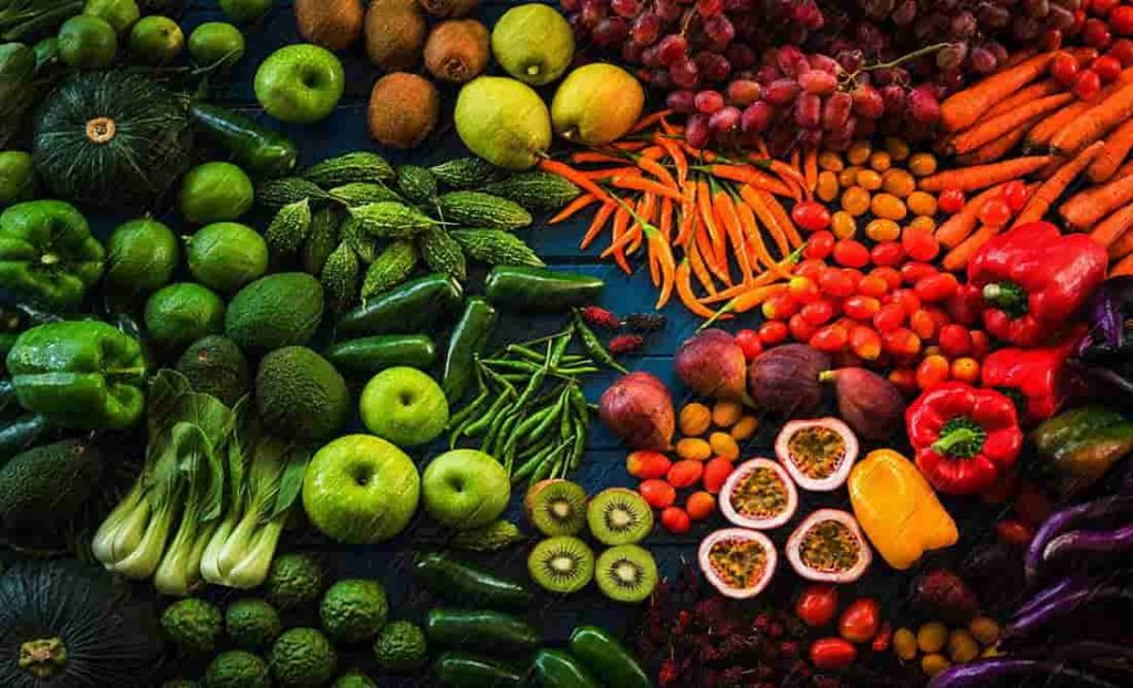 consumo de frutas y verduras
